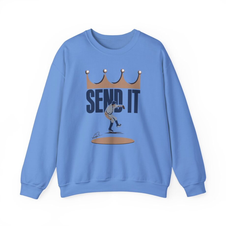 Trevor Bauer Send It  Unisex Heavy Blend™ Crewneck Sweatshirt