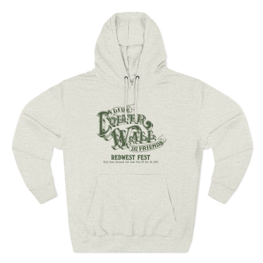 Colter Wall RedWest Fest Three-Panel Fleece Hoodie