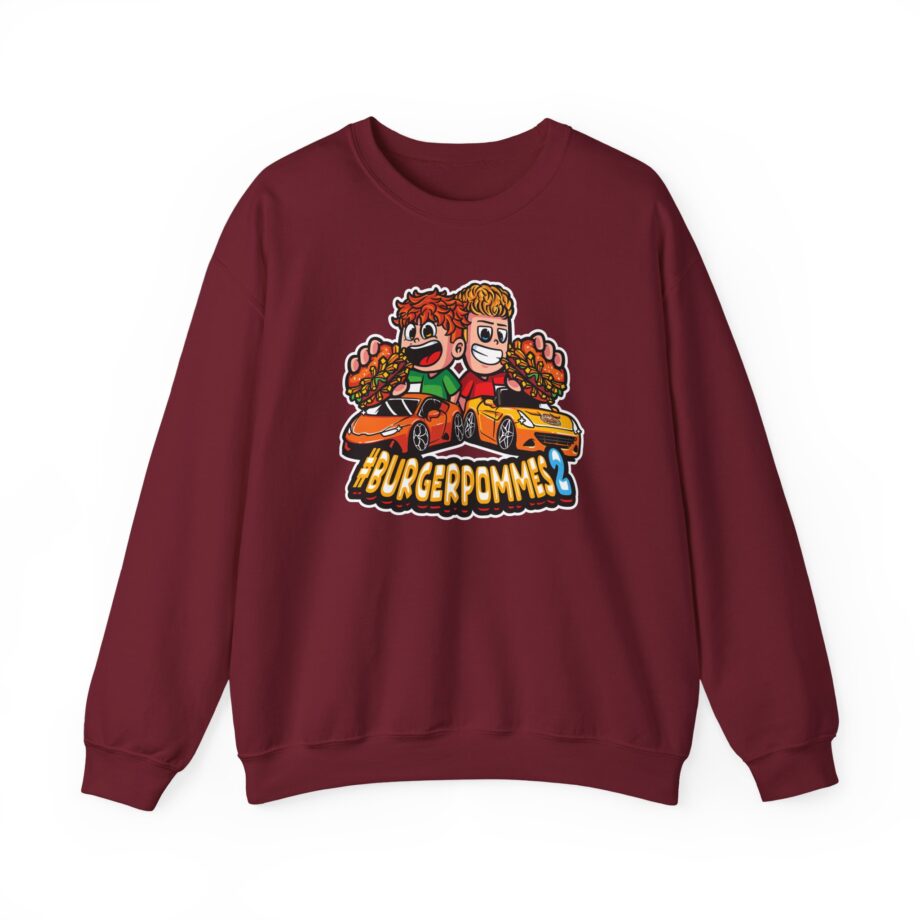Burger Pommes Unisex Heavy Blend™ Crewneck Sweatshirt