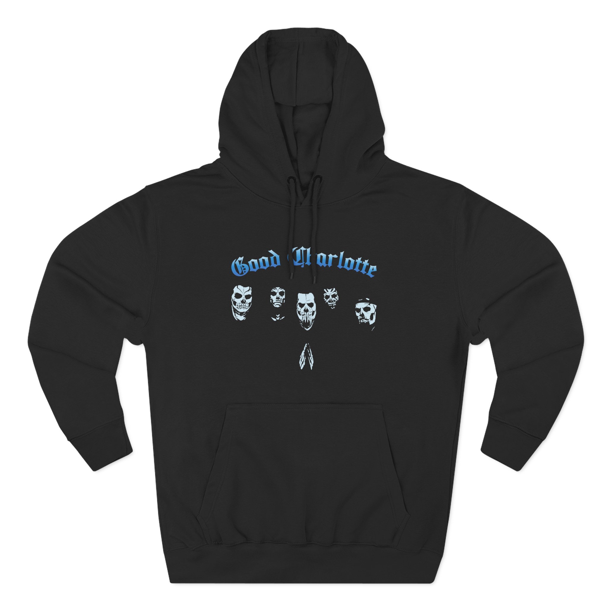 Skull Masks Glow In The Dark Three-Panel Fleece Hoodie