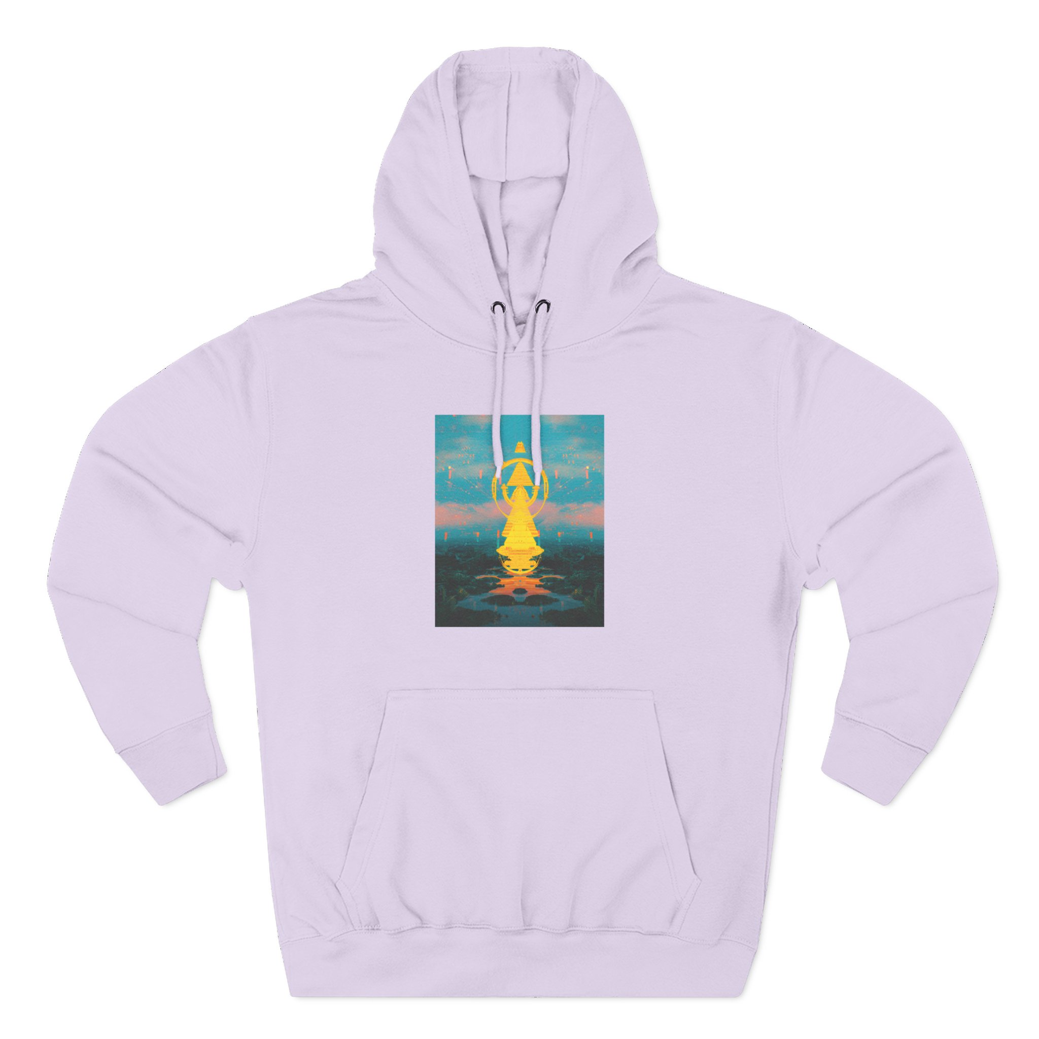 Pretty Lights Admat Three-Panel Fleece Hoodie