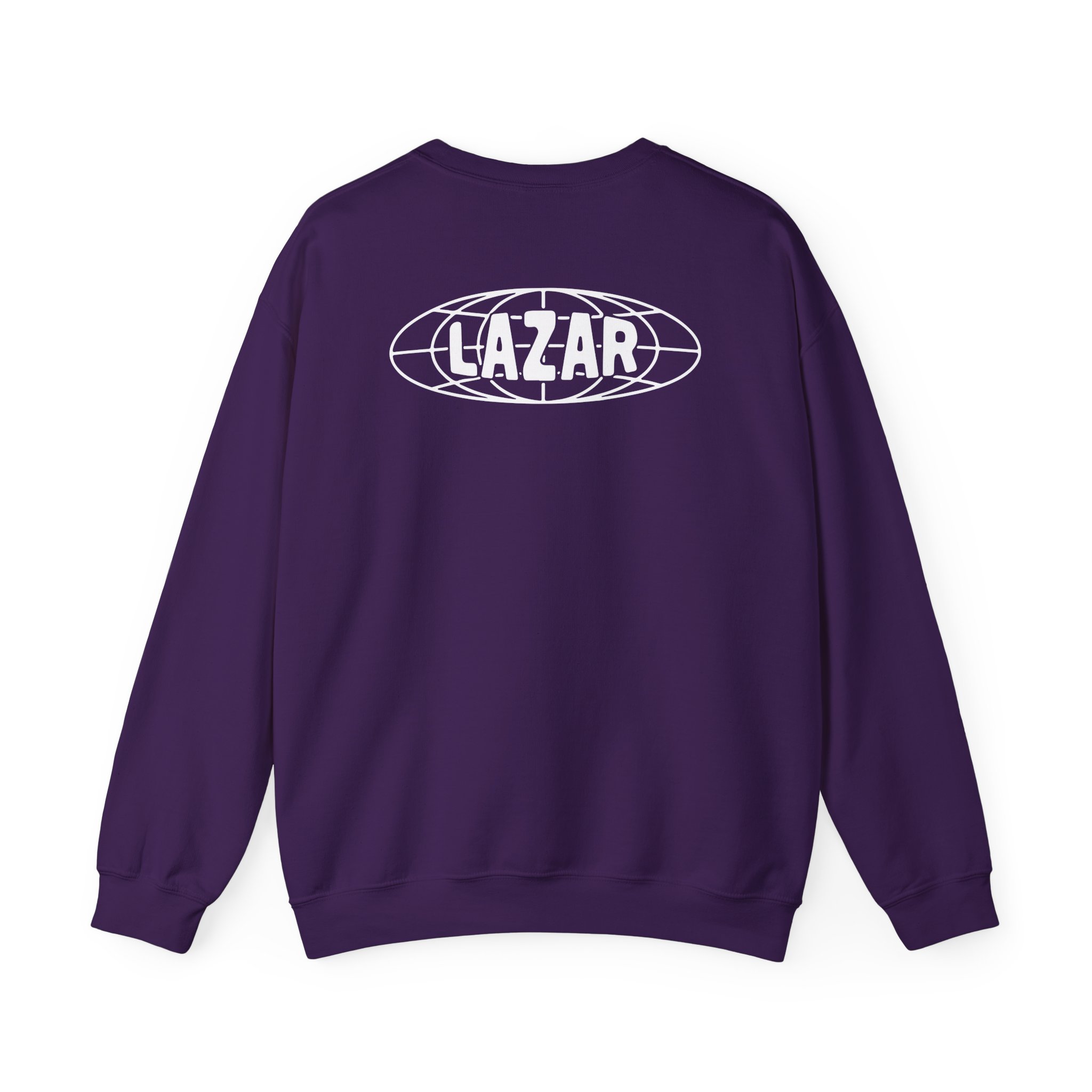 Lazarbeam Globe Indigo Unisex Heavy Blendâ„¢ Crewneck Sweatshirt