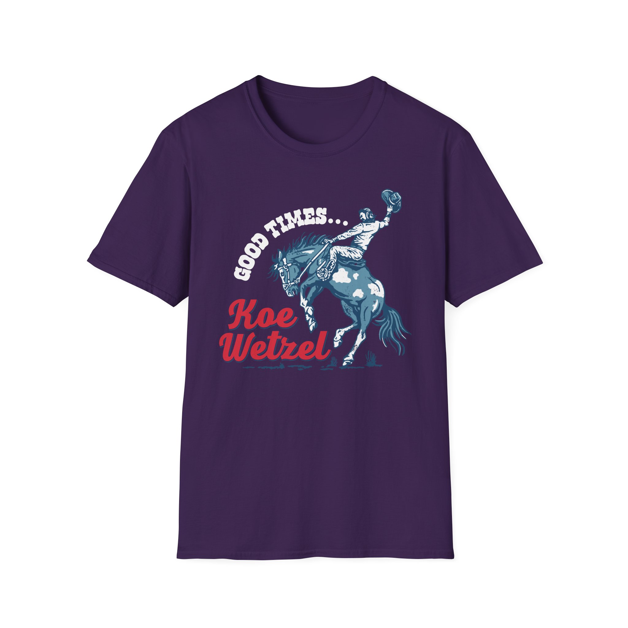 Koe Wetzel Good Times Bronco Unisex Softstyle T-Shirt