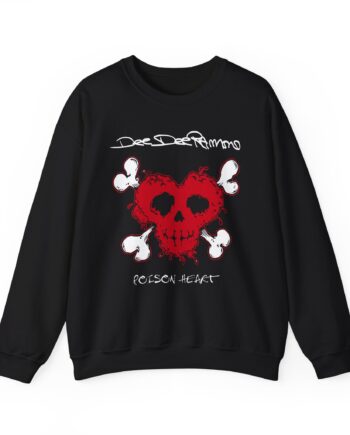 Ramones Distressed Poison Heart Unisex Heavy Blend™ Crewneck Sweatshirt
