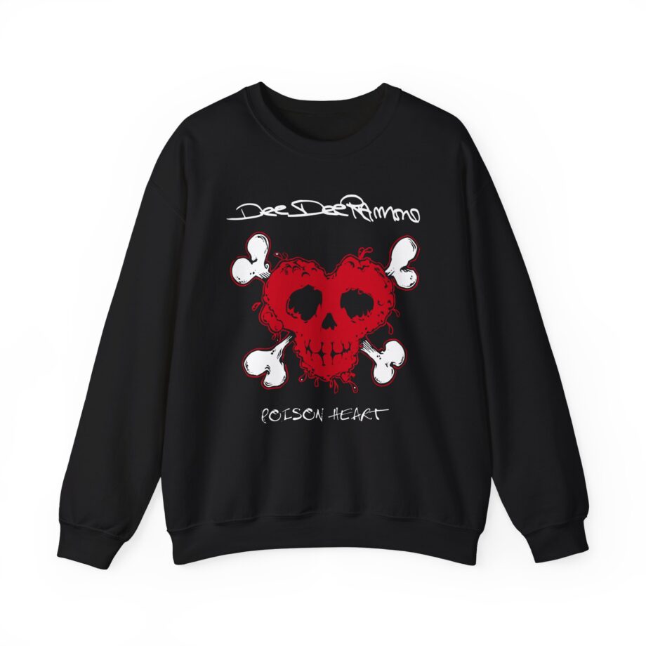 Ramones Distressed Poison Heart Unisex Heavy Blend™ Crewneck Sweatshirt