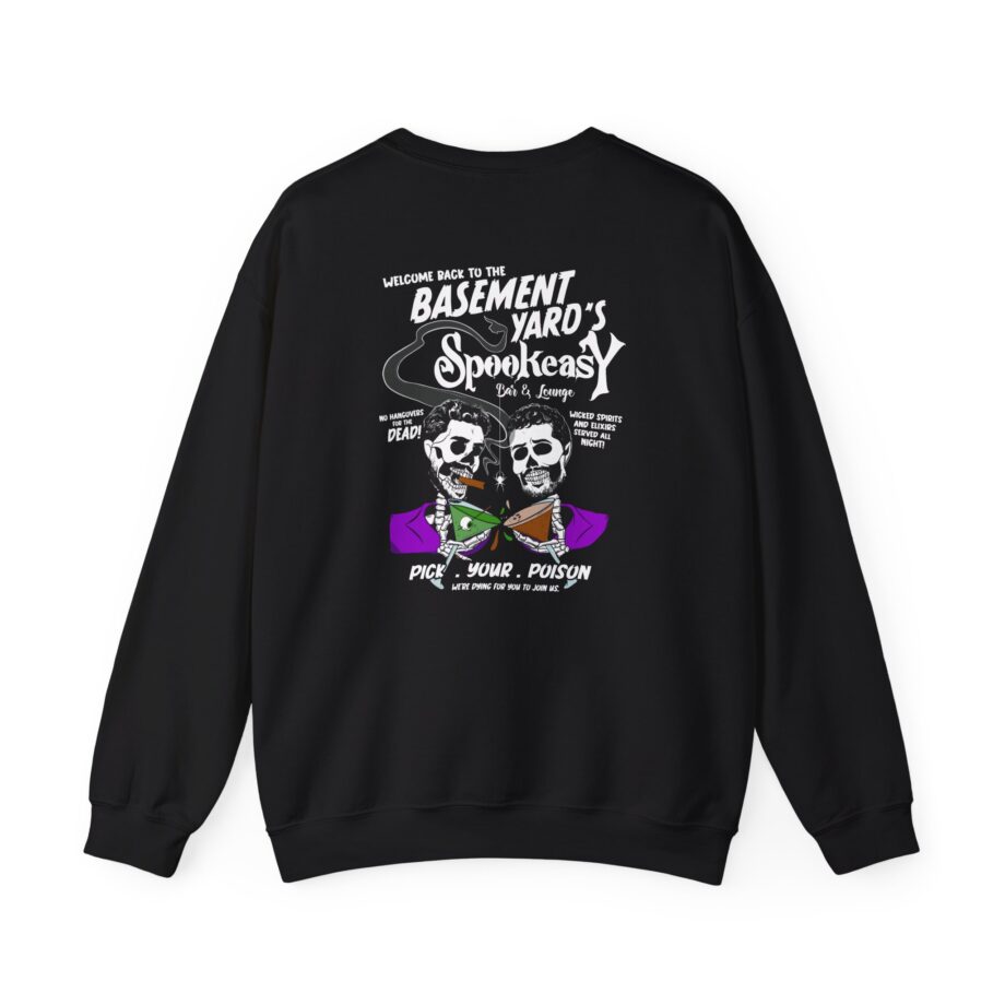 Basement Yard the Spookeasy Bar & Lounge Unisex Heavy Blend™ Crewneck Sweatshirt