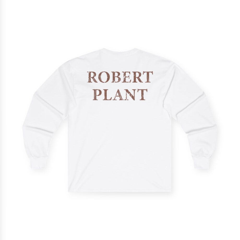 Robert Plant Distressed Feather Logo Unisex Ultra Cotton Long Sleeve Tee