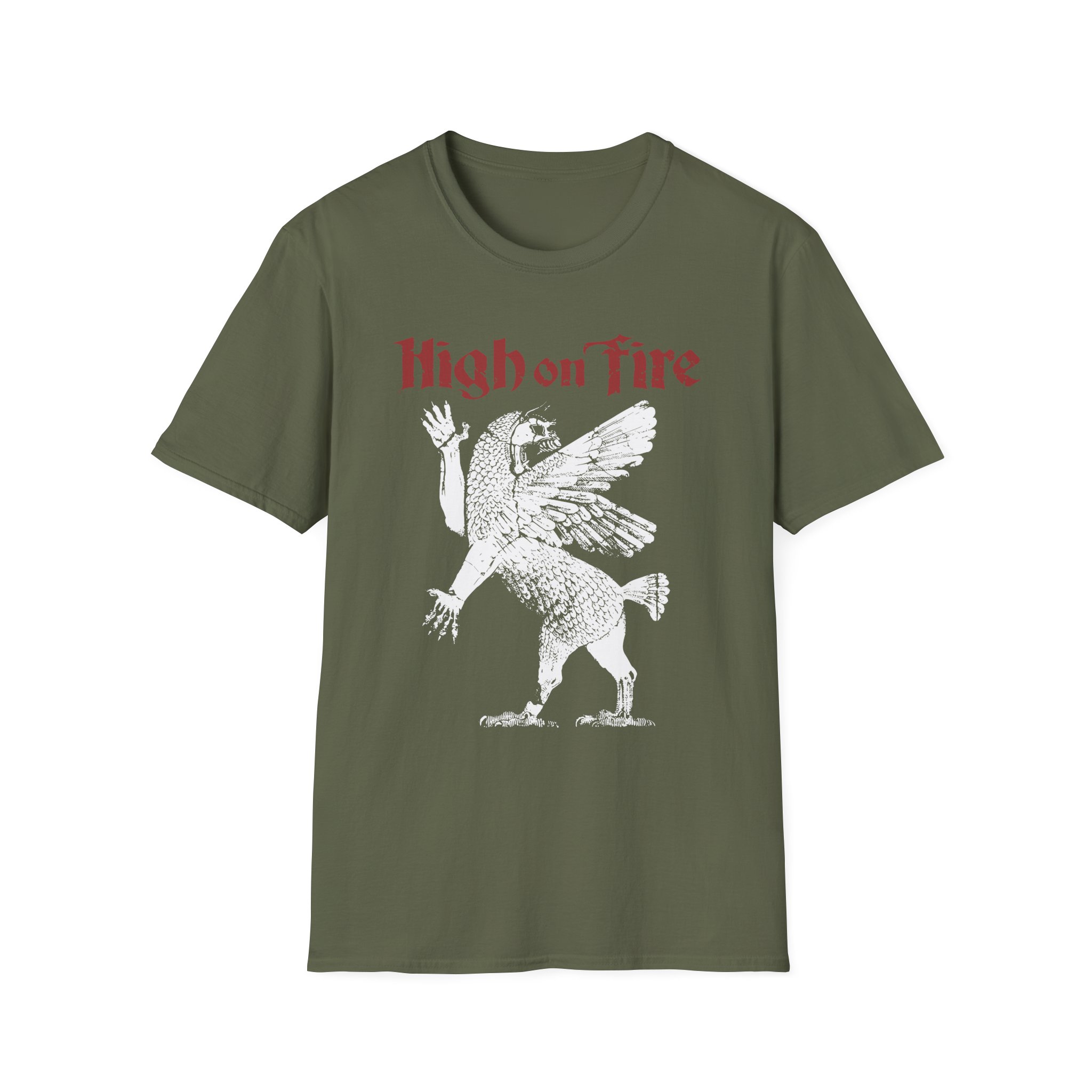 High on Fire Gryphon Unisex Softstyle T-Shirt