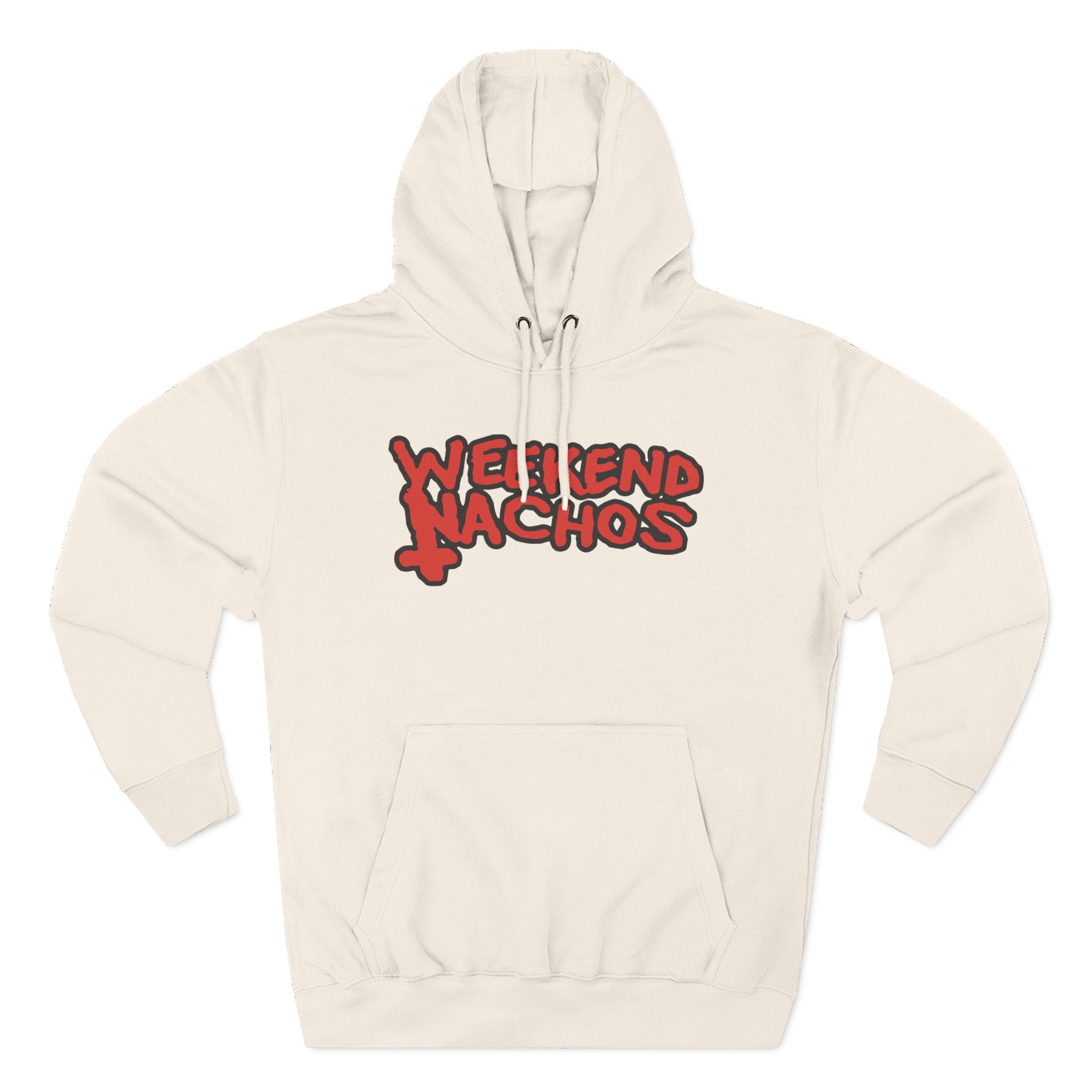 Weekend Nachos Christian Three-Panel Fleece Hoodie