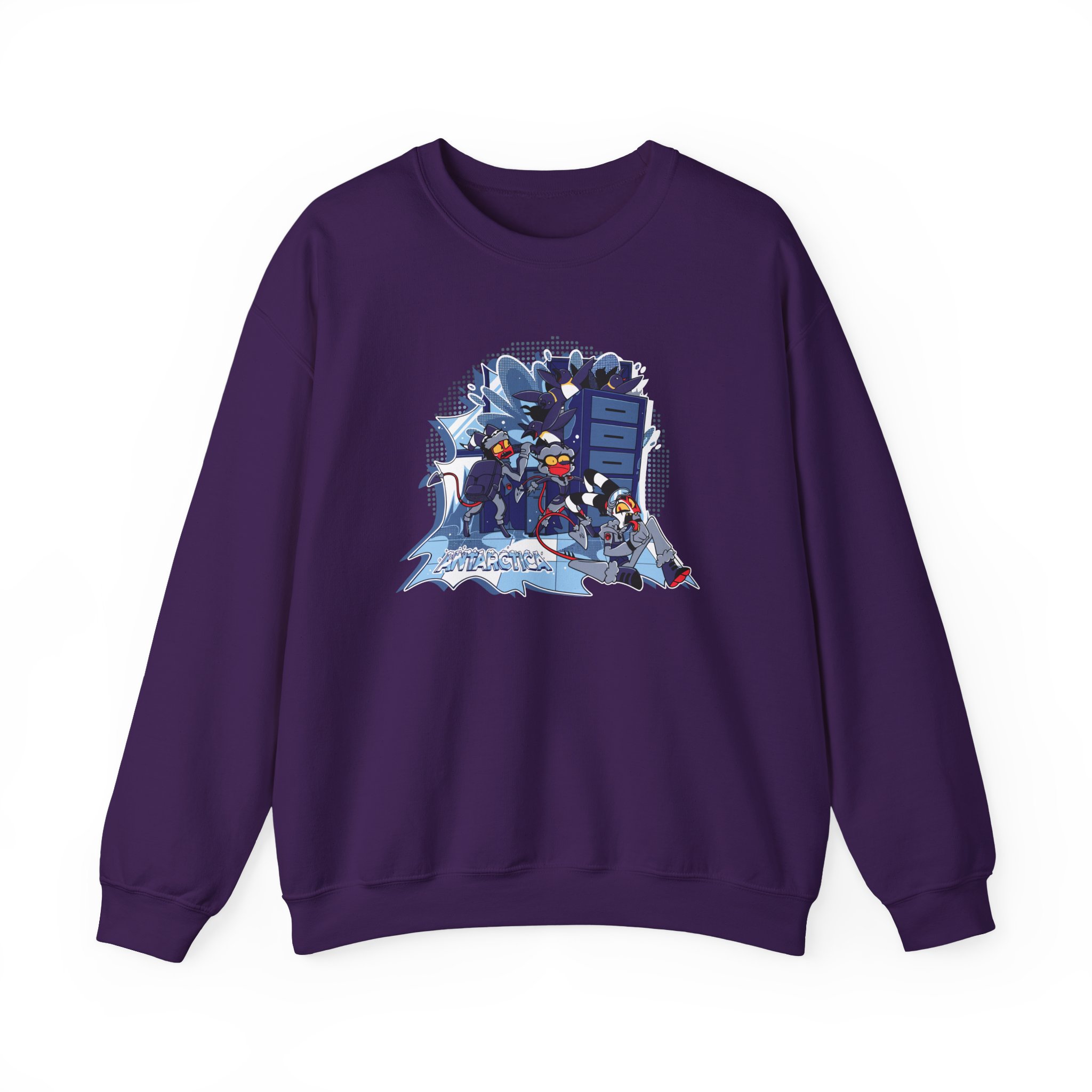 Vivziepop Antarctica Unisex Heavy Blendâ„¢ Crewneck Sweatshirt