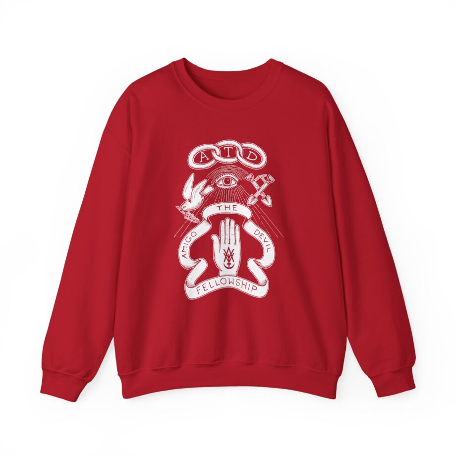 Amigo the Devil  Fellowship Unisex Heavy Blend™ Crewneck Sweatshirt