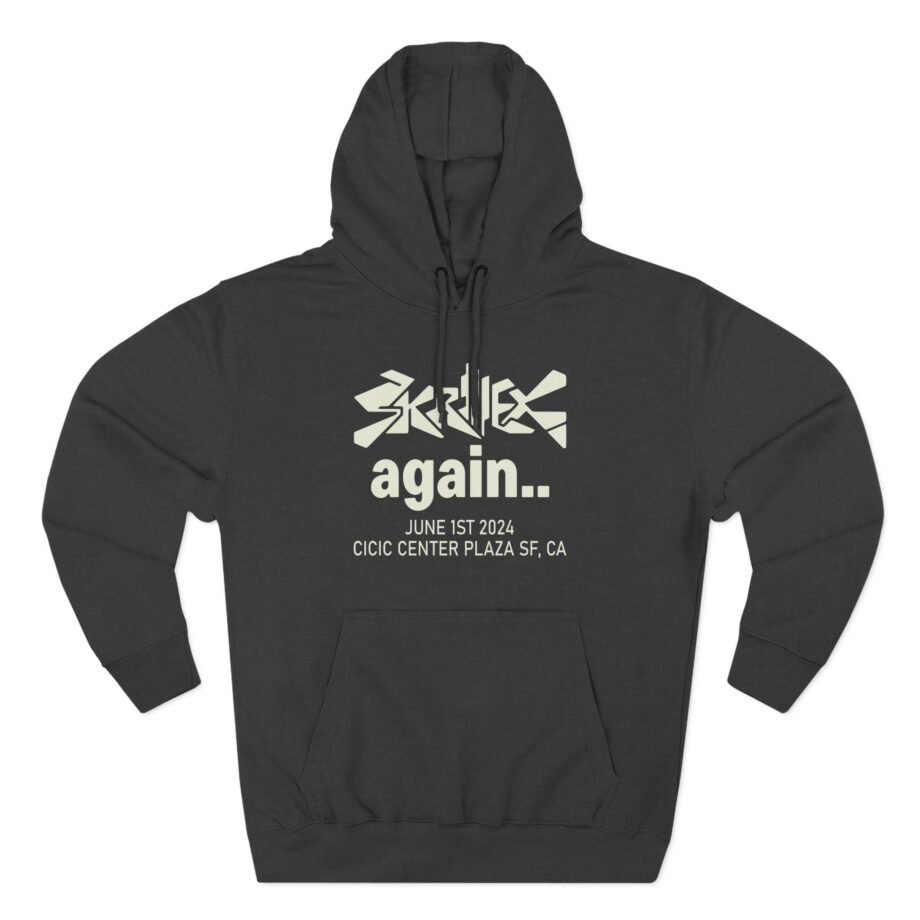 Skrillex Fred Again Civic Center Three-Panel Fleece Hoodie