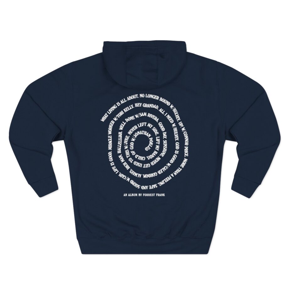 Forrest Frank Cog Spiral Three-Panel Fleece Hoodie