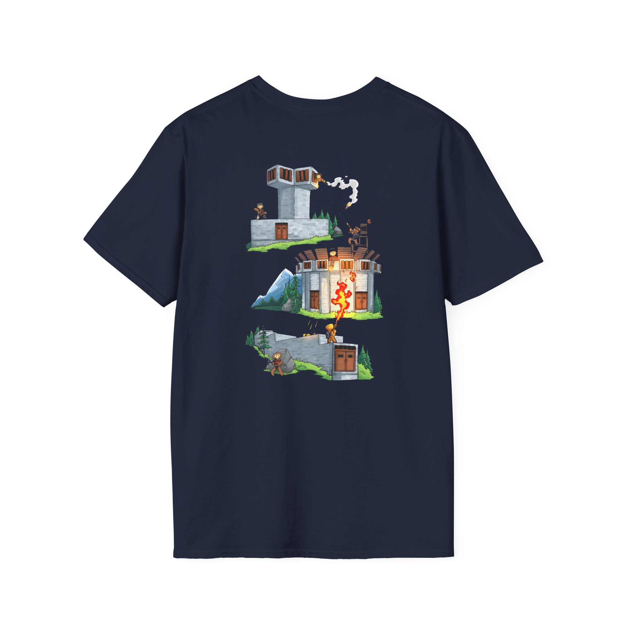 Spoonkid Battlefield Unisex Softstyle T-Shirt