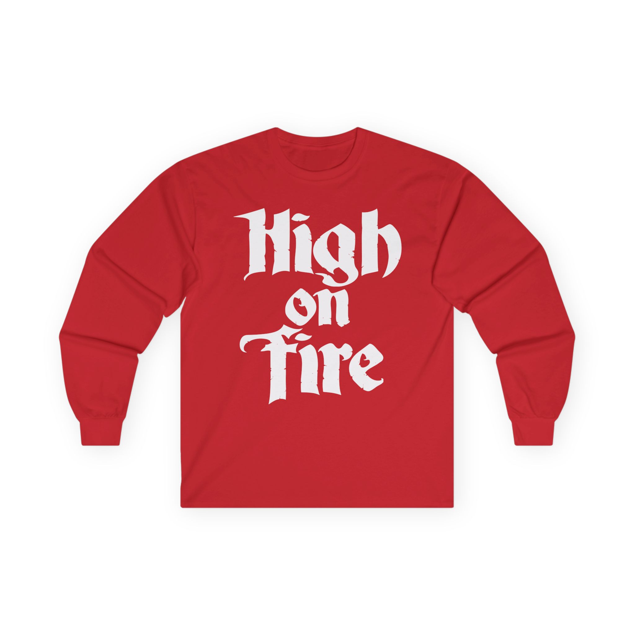 High on Fire Logo Unisex Ultra Cotton Long Sleeve Tee