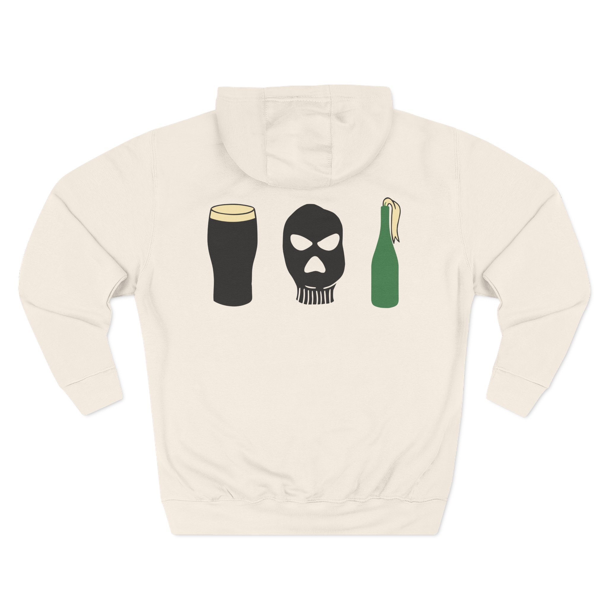 Essentials Three-Panel Fleece Hoodie