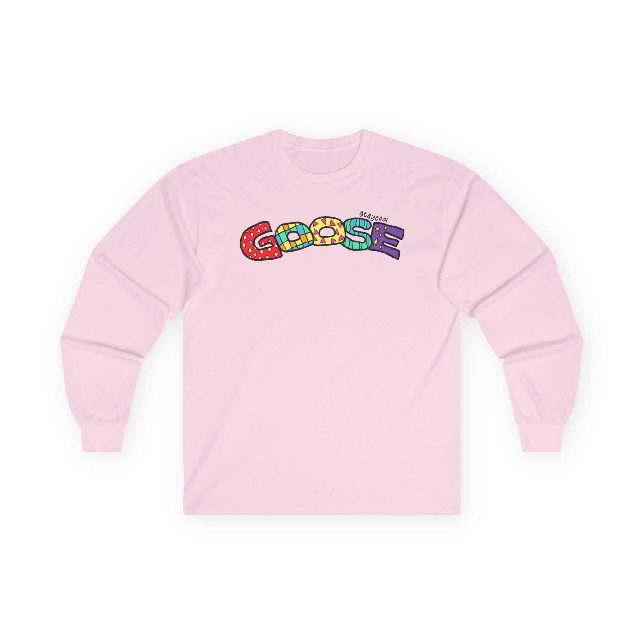 Goose x Staycool   Rainbow Unisex Ultra Cotton Long Sleeve Tee