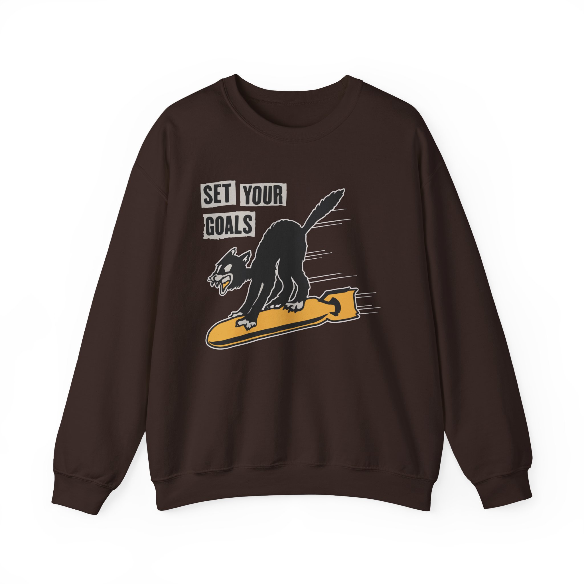 Set Your Goals Bomber Unisex Heavy Blendâ„¢ Crewneck Sweatshirt