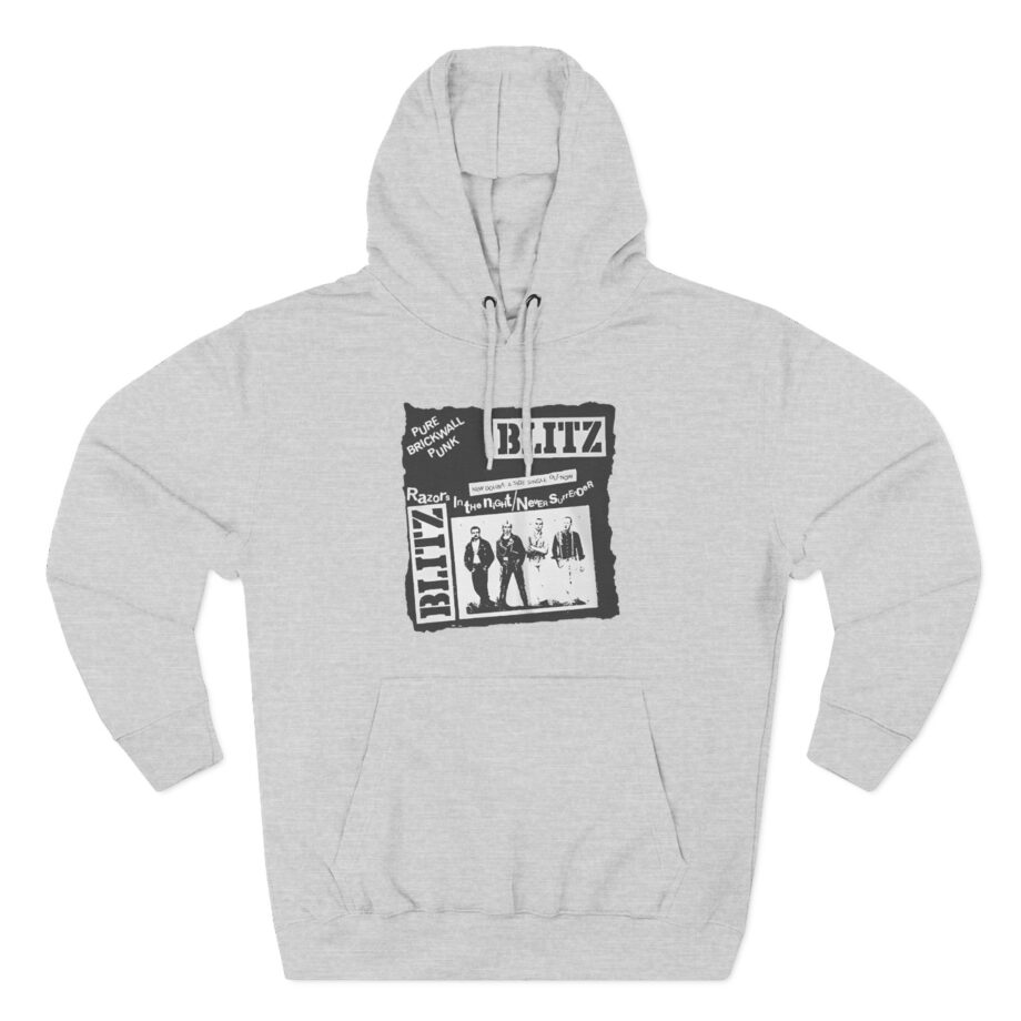 Blitz Pure Brick Wall  Three-Panel Fleece Hoodie