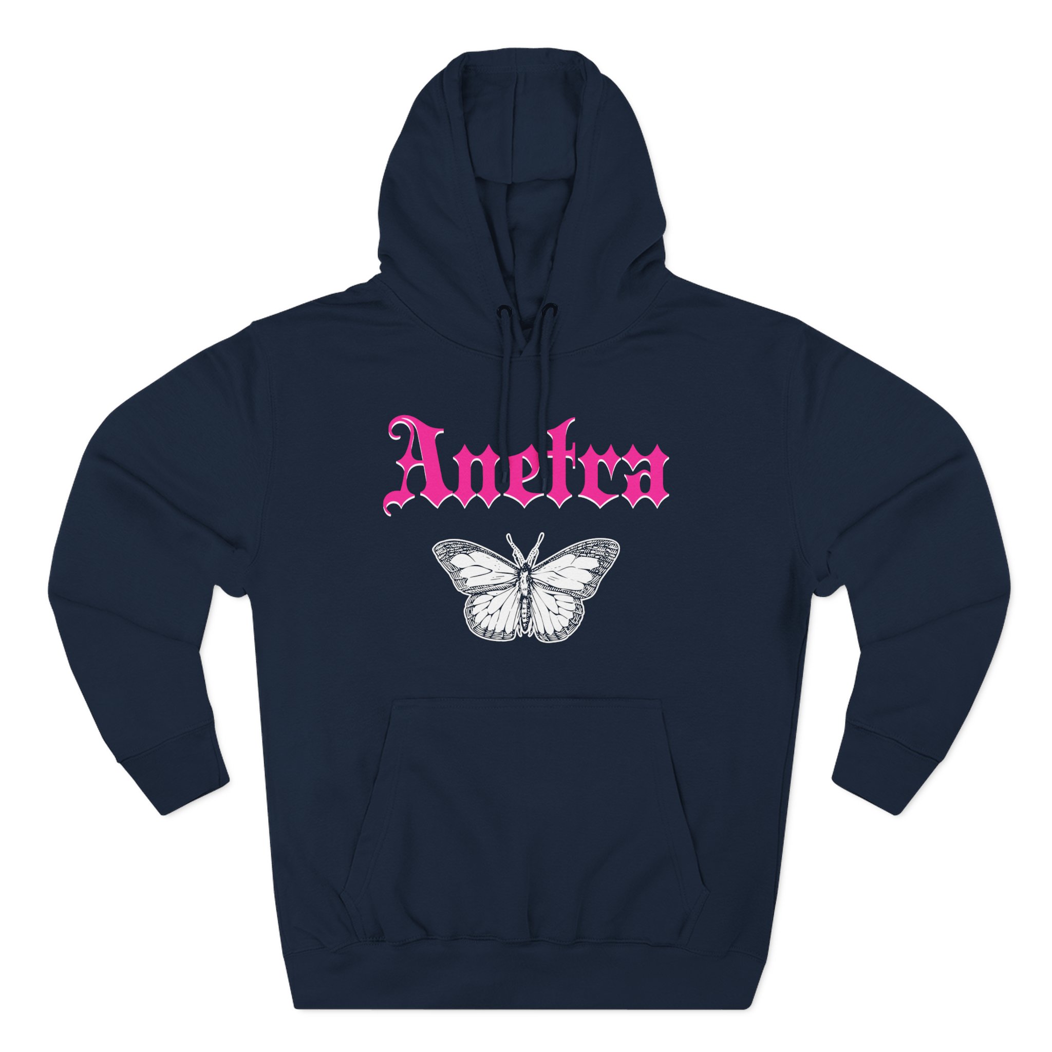 Anetra Three-Panel Fleece Hoodie