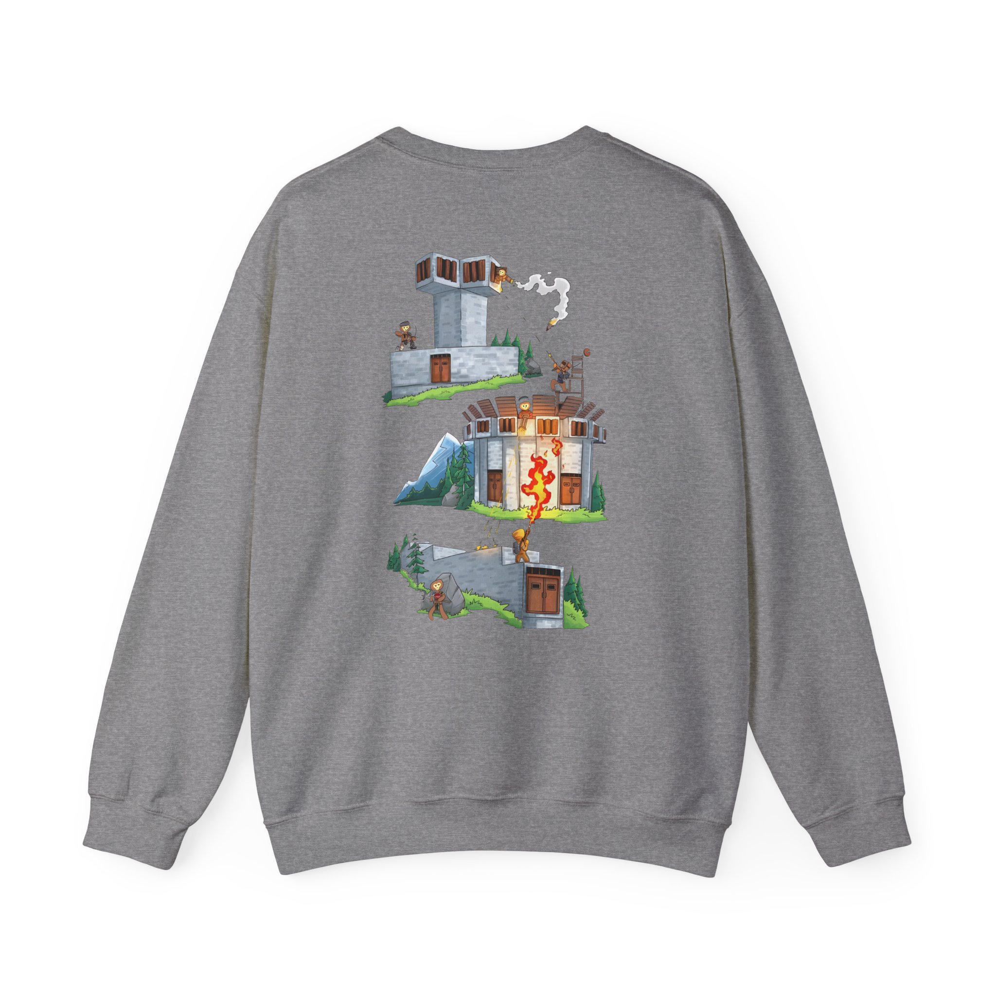 Spoonkid Battlefield Unisex Heavy Blendâ„¢ Crewneck Sweatshirt