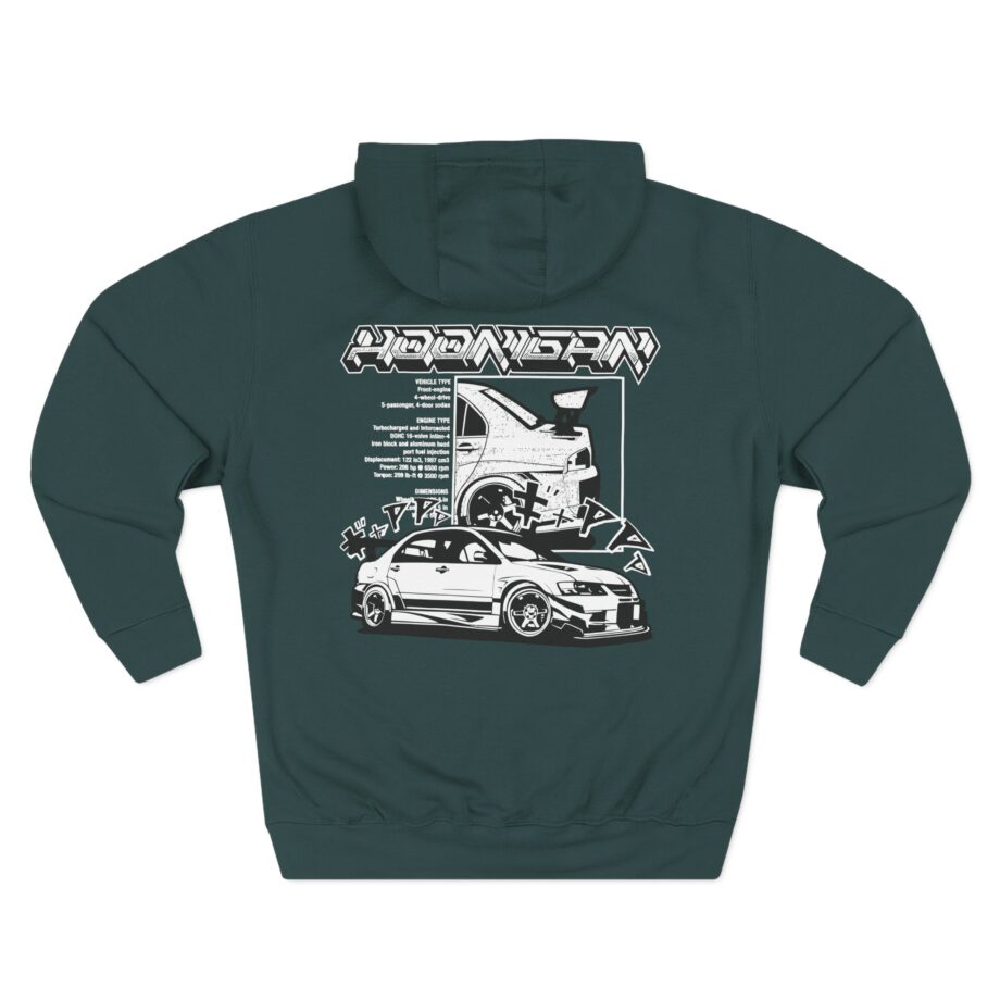 Ken Block Hoonigan Hardtail Three-Panel Fleece Hoodie