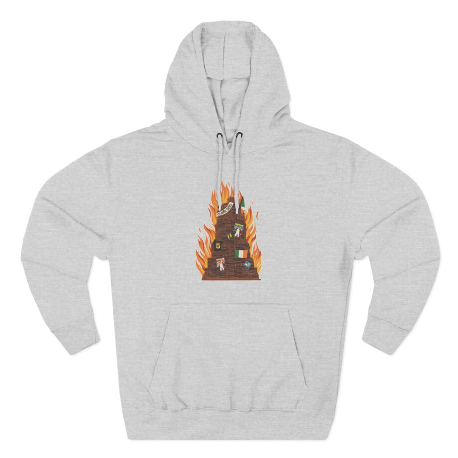 Kneecap Three-Panel Fleece Hoodie