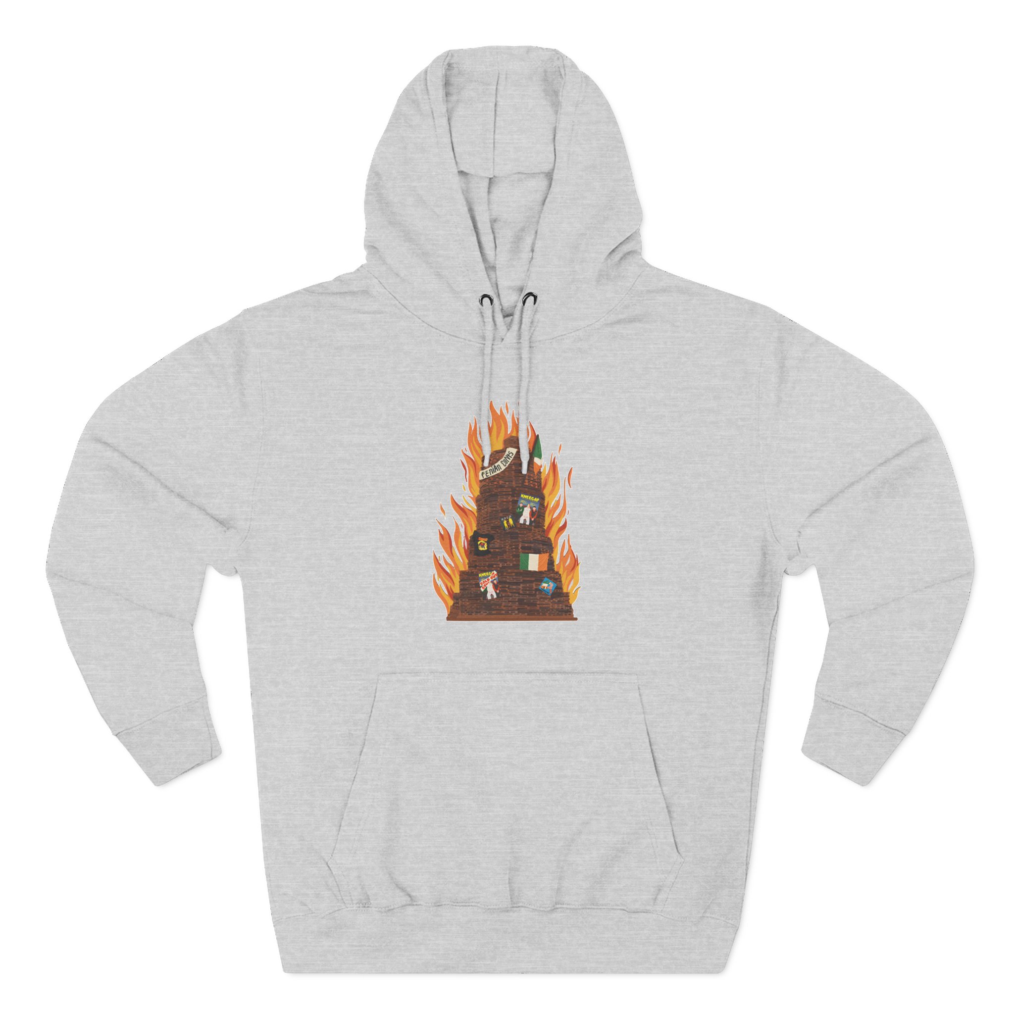 Kneecap Three-Panel Fleece Hoodie