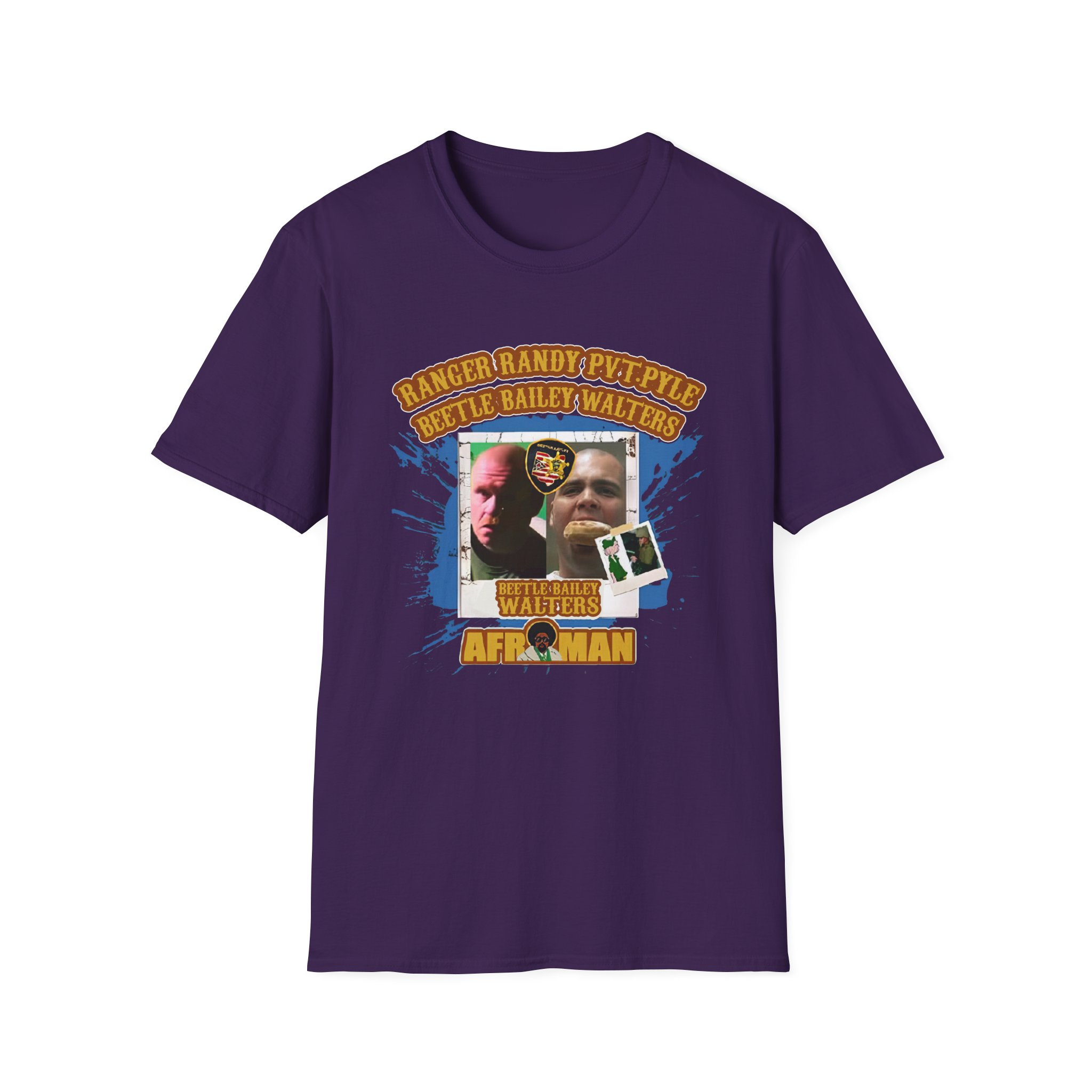 Afroman Ranger Randy Prvate Pyle Beetle Bailey Walters Unisex Softstyle T-Shirt