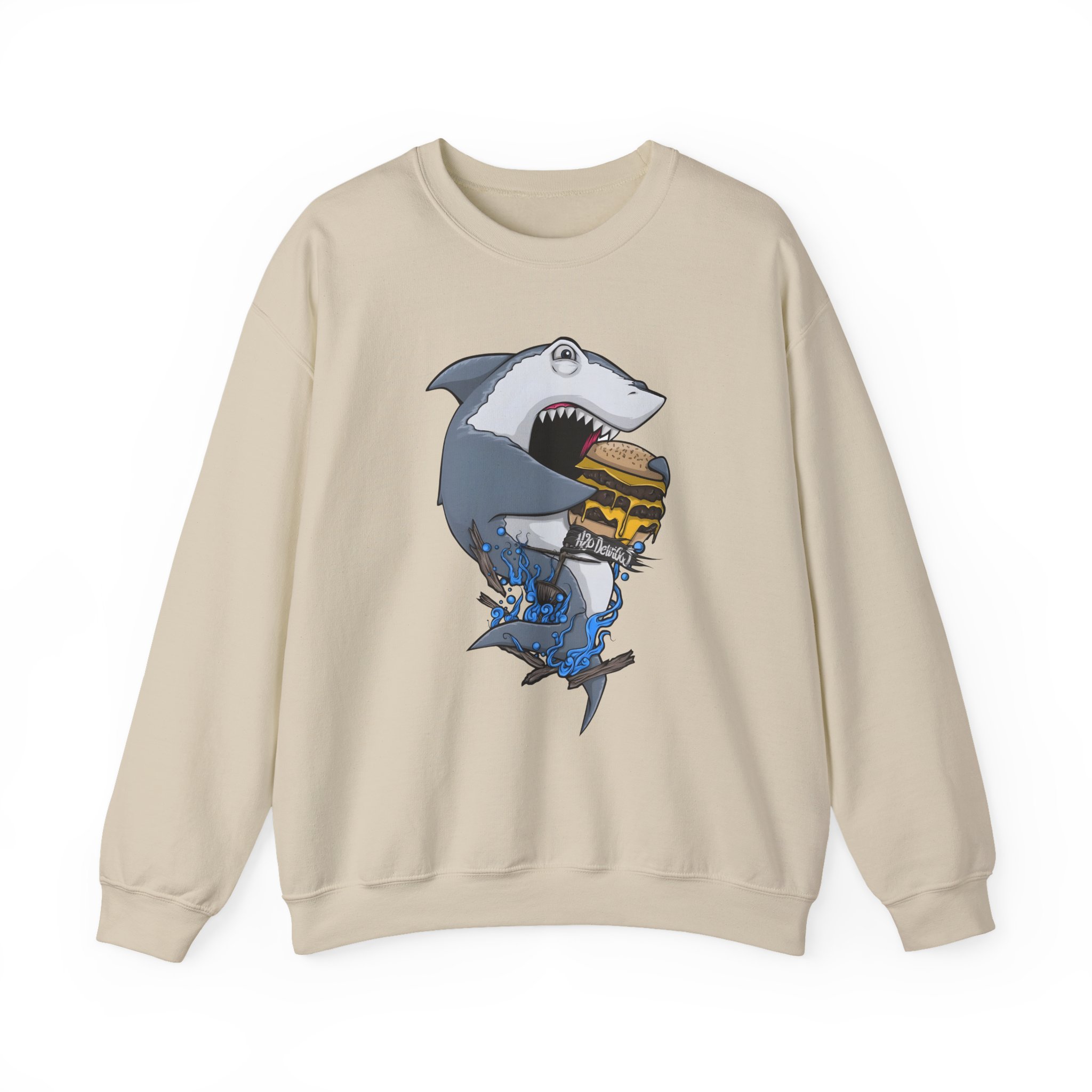 H2odelirious Hungry Shark Unisex Heavy Blendâ„¢ Crewneck Sweatshirt
