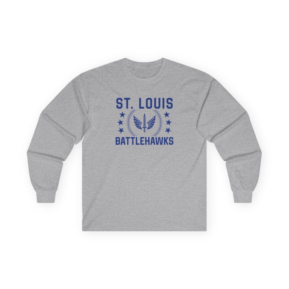 St. Louis Battlehawks Sportiqe Comfy Unisex Ultra Cotton Long Sleeve Tee