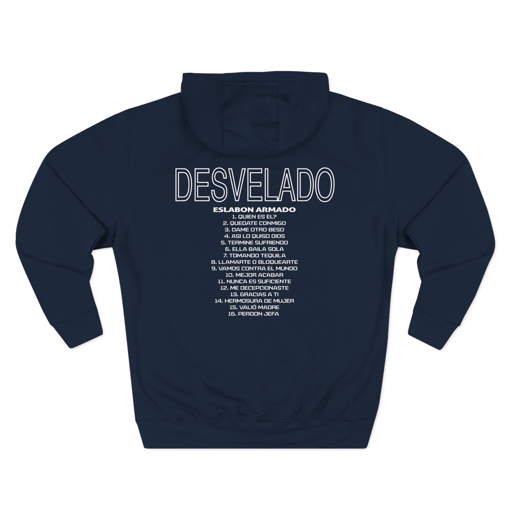 Eslabon Armado Desvelado Album Three-Panel Fleece Hoodie