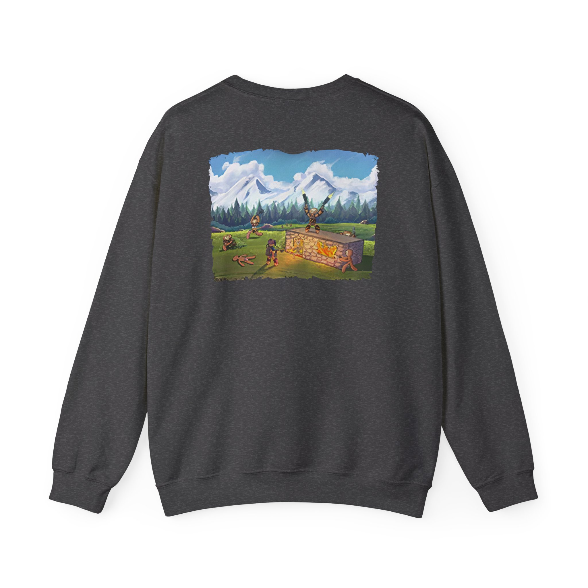 Spoonkid Battlefield Unisex Heavy Blendâ„¢ Crewneck Sweatshirt