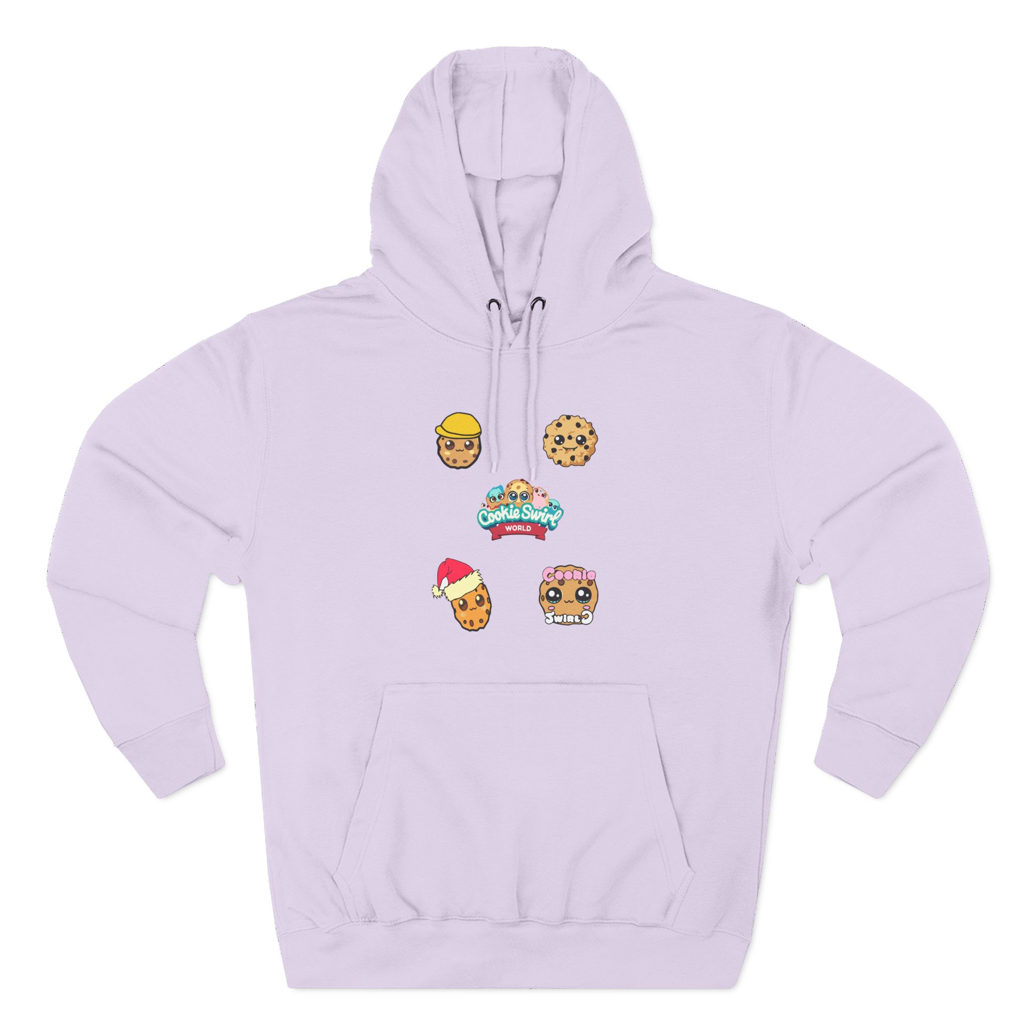 Cookieswirlc Three-Panel Fleece Hoodie