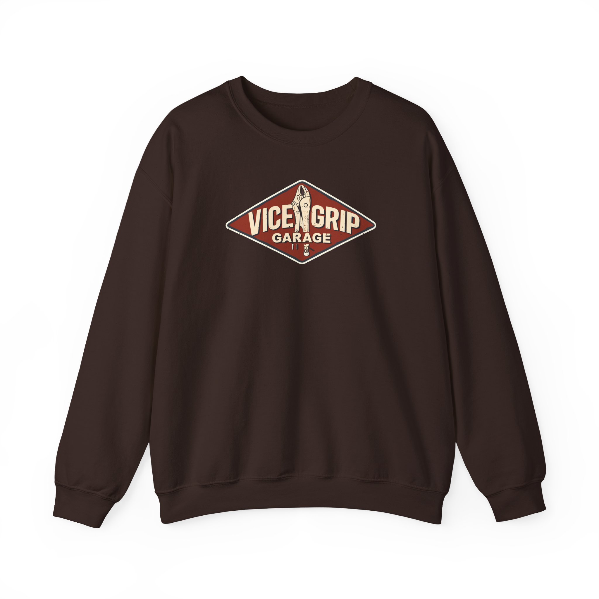 Vicegripgarage Garage Sign Unisex Heavy Blendâ„¢ Crewneck Sweatshirt