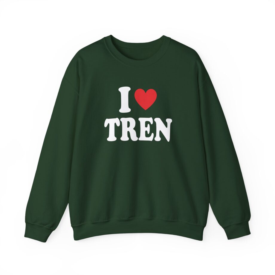 I Love Tren Twins Unisex Heavy Blend™ Crewneck Sweatshirt