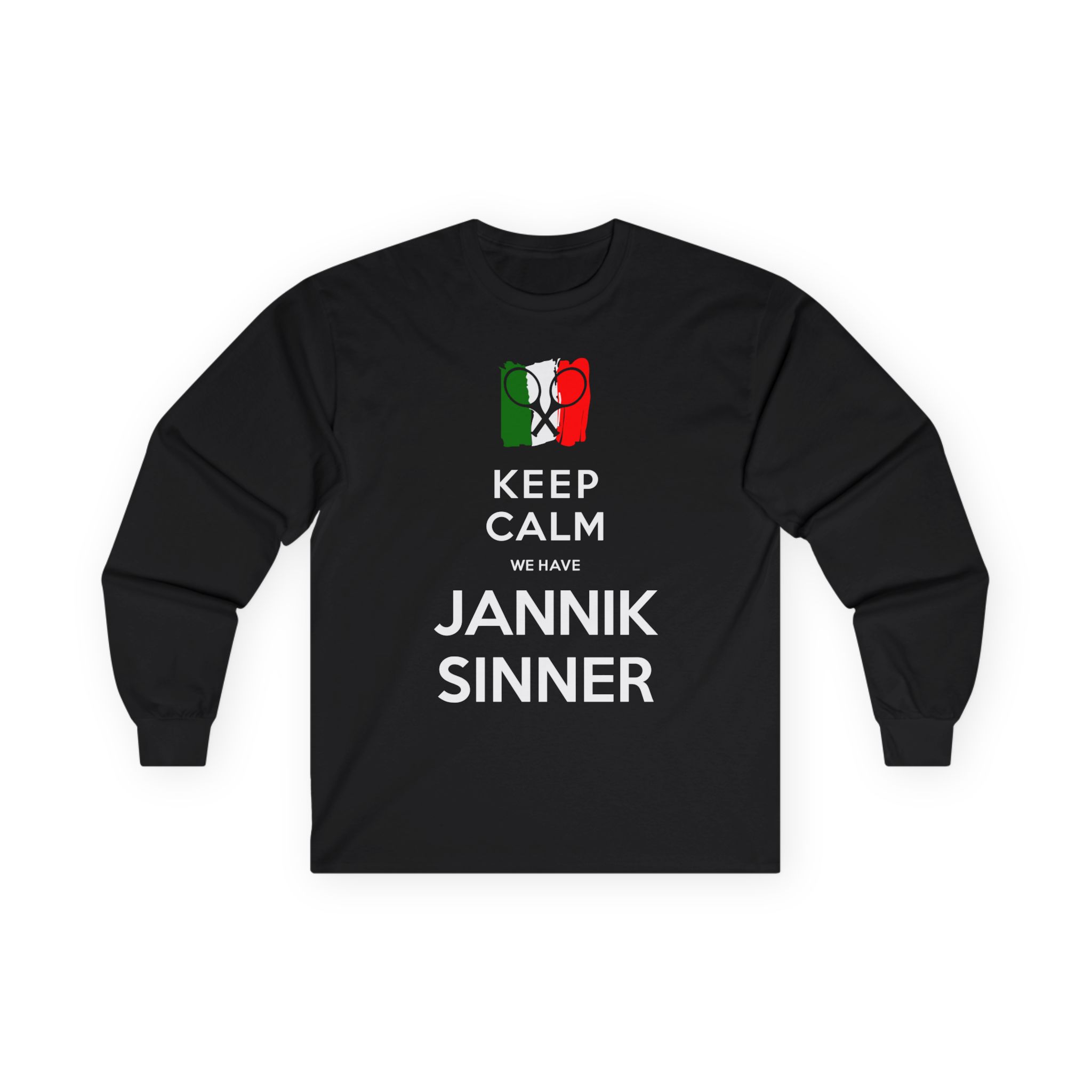 Jannik Sinner Keep Calm We Have Unisex Ultra Cotton Long Sleeve Tee