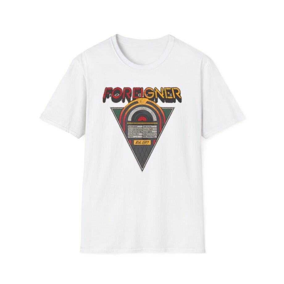 Foreigner Juke Box Unisex Softstyle T-Shirt