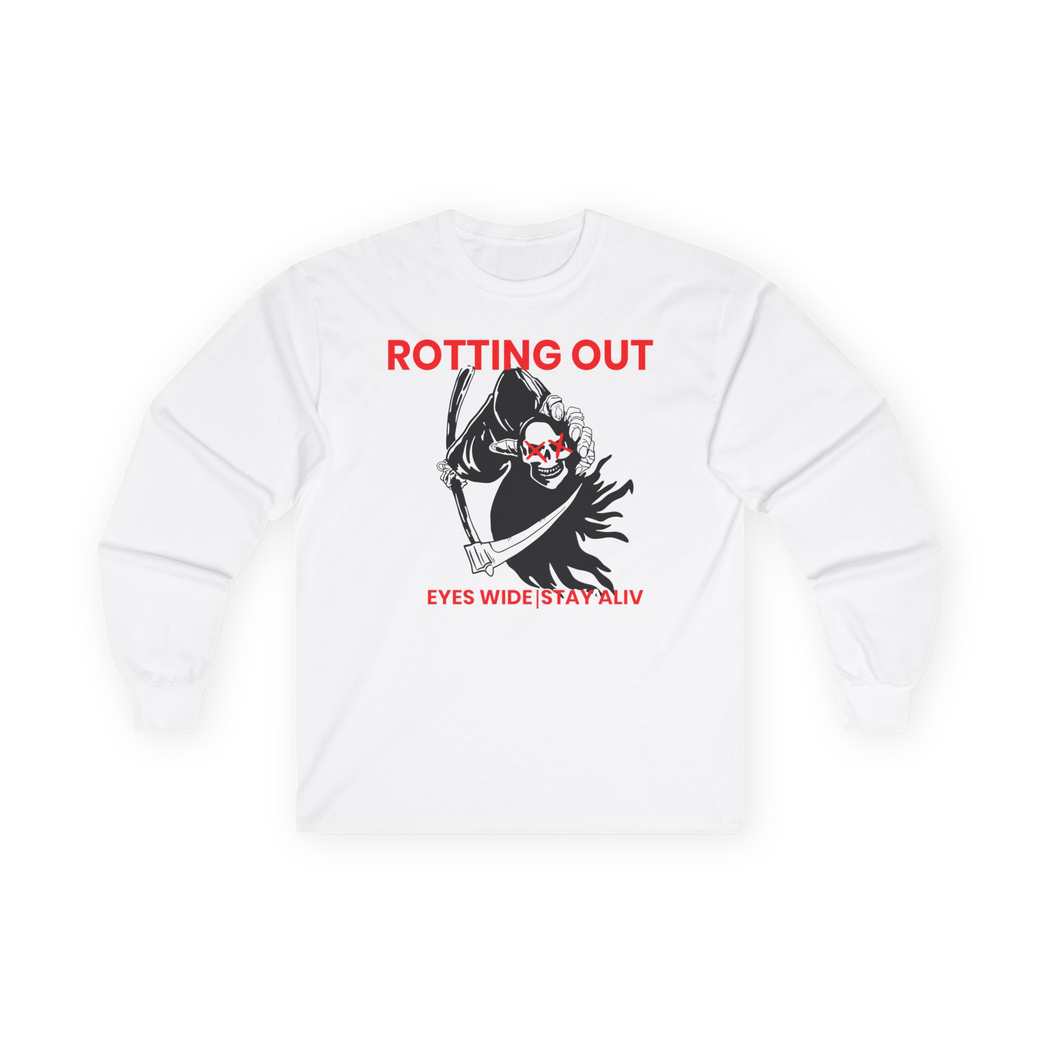 Rotting Out Eyes Wide Stay Alive Unisex Ultra Cotton Long Sleeve Tee