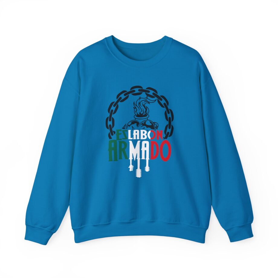 Eslabon Armado así Lo Quiso Dios Unisex Heavy Blend™ Crewneck Sweatshirt