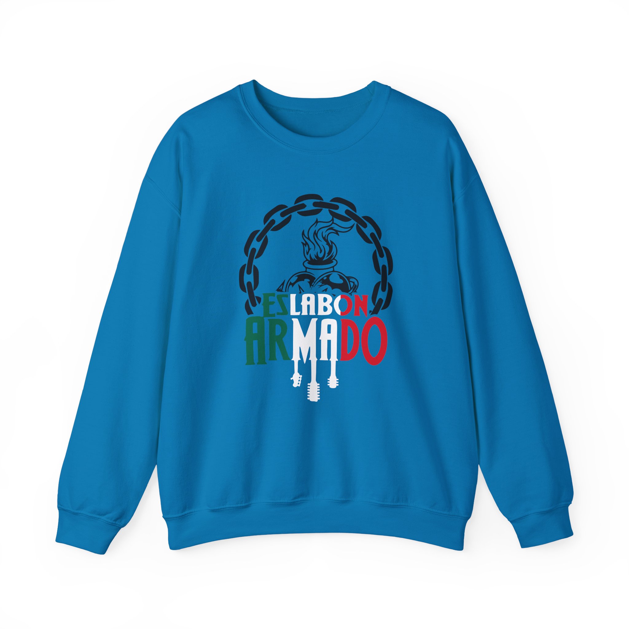 Eslabon Armado asà Lo Quiso Dios Unisex Heavy Blend™ Crewneck Sweatshirt