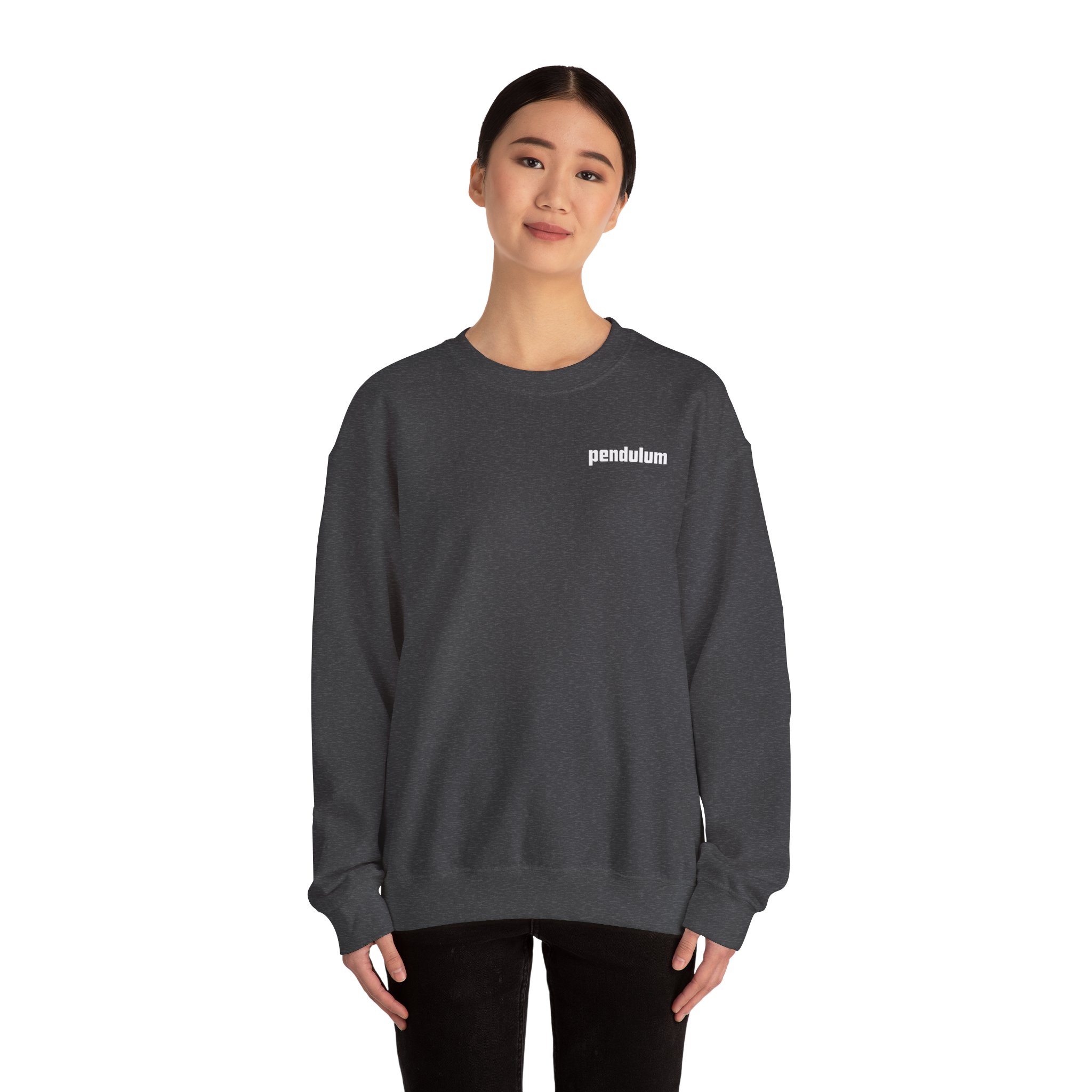 Pendulum Globe Glow in the Dark Logo Unisex Heavy Blendâ„¢ Crewneck Sweatshirt