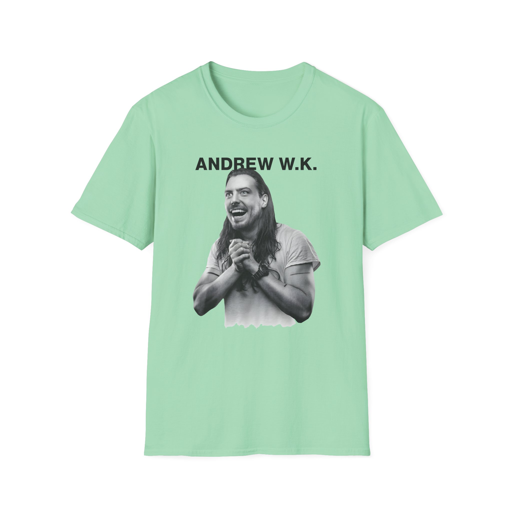 Andrew Wk Happy Unisex Softstyle T-Shirt