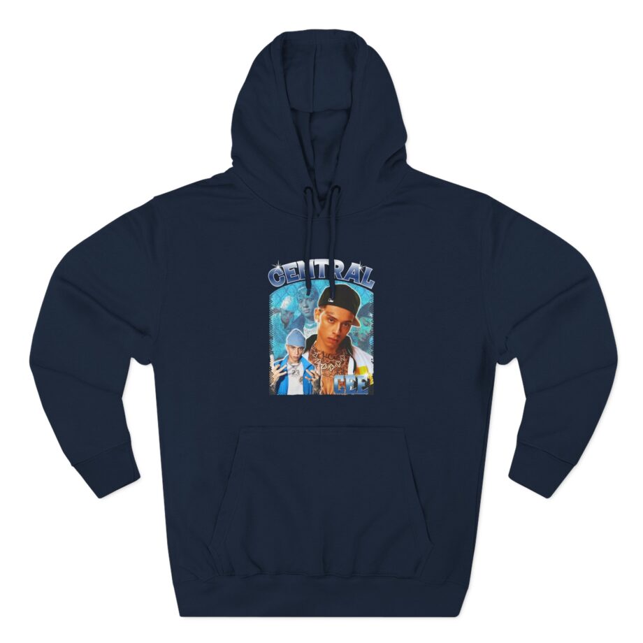 Central Cee Bootleg Rap Music Fan Graphic Three-Panel Fleece Hoodie