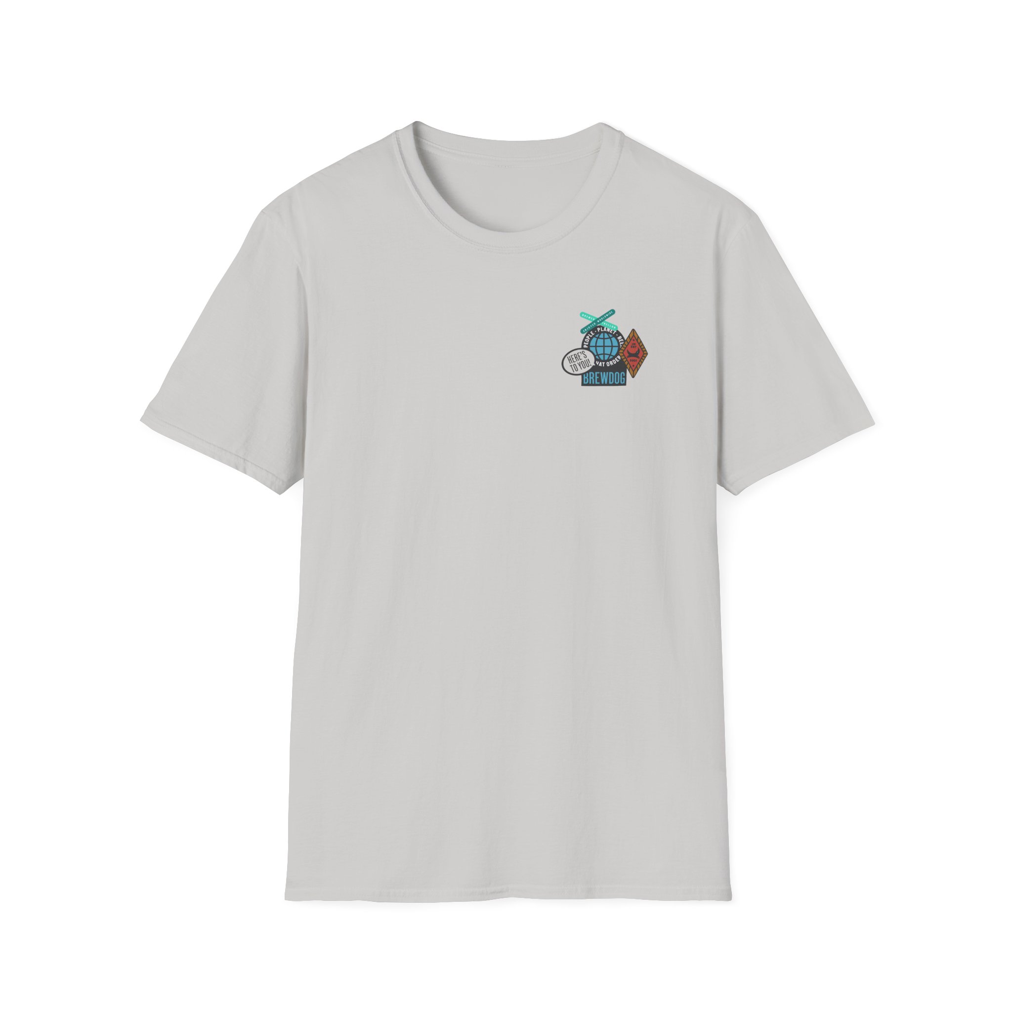 Brewdog Punk Sticker Unisex Softstyle T-Shirt