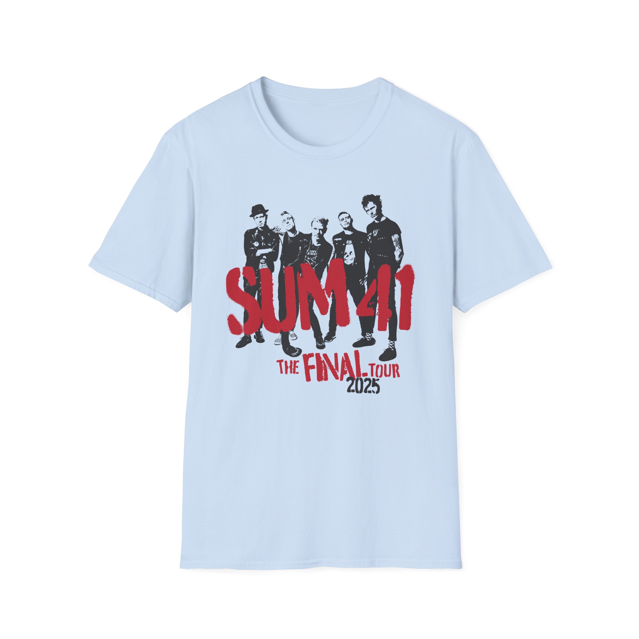 Sum 41 the Final Tour Unisex Softstyle T-Shirt