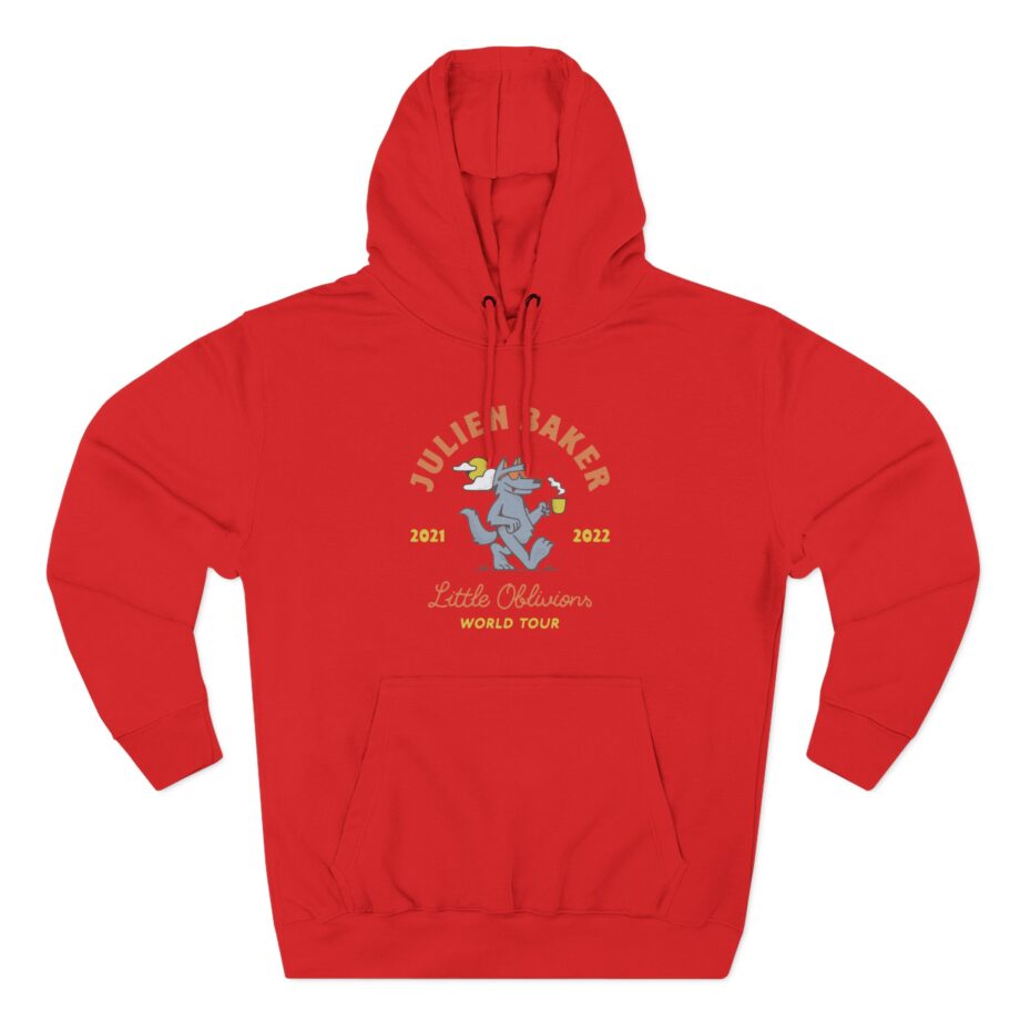 Julien Baker Little Oblivions World Tour Three-Panel Fleece Hoodie