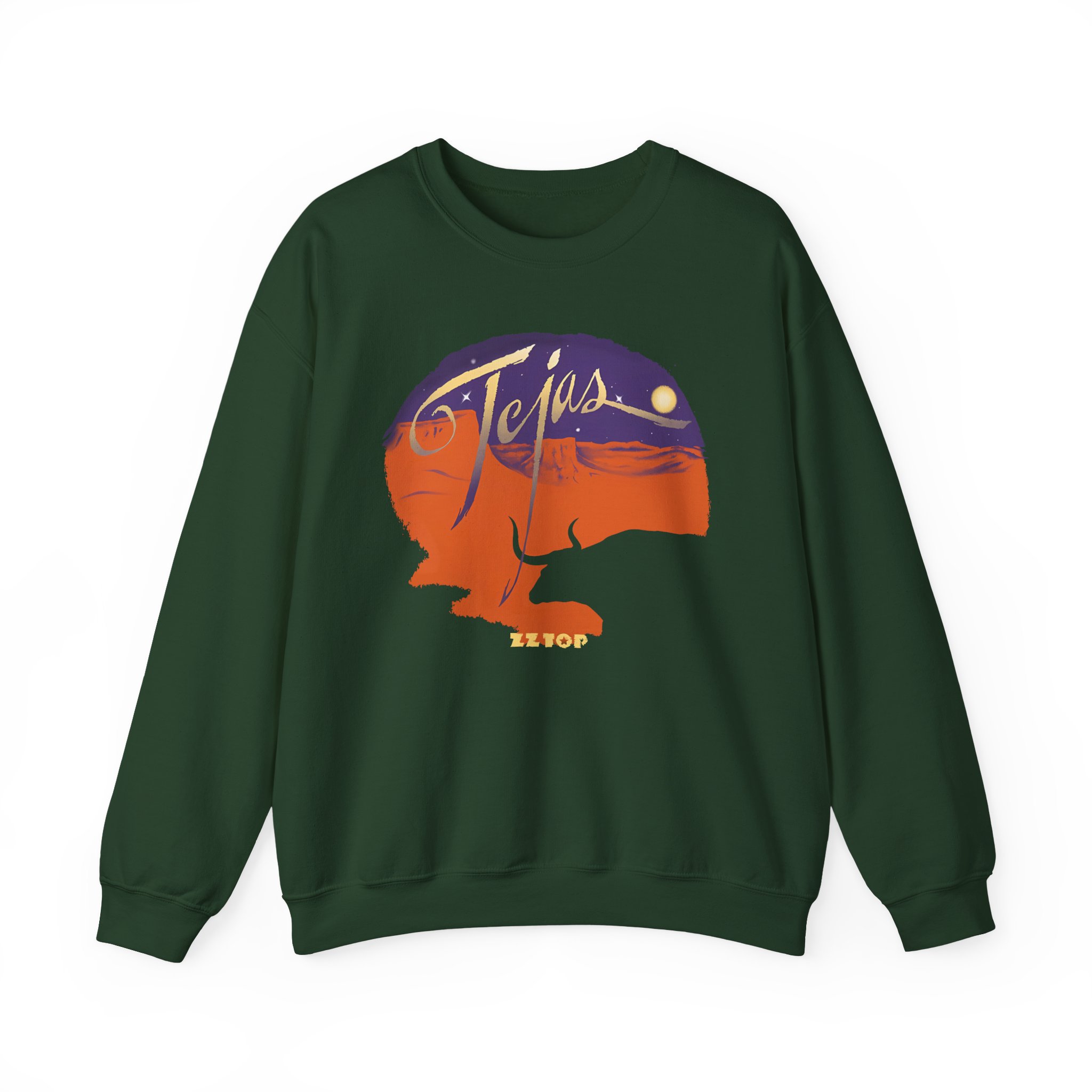 Zz Top Tejas  Unisex Heavy Blendâ„¢ Crewneck Sweatshirt