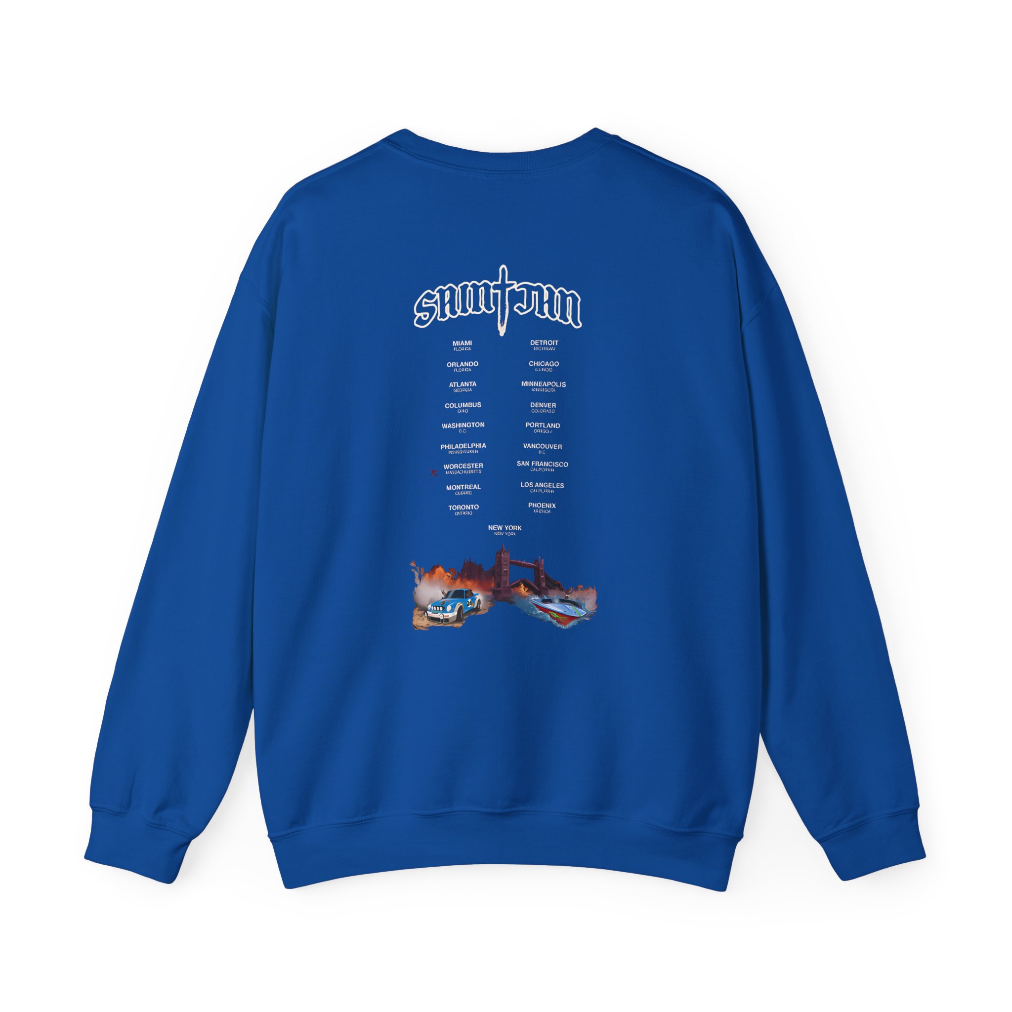 Saint JhnIgnorant Forever World Tour Unisex Heavy Blendâ„¢ Crewneck Sweatshirt