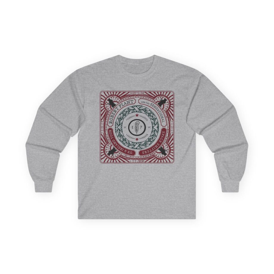 Robert Plant Retrographic Unisex Ultra Cotton Long Sleeve Tee